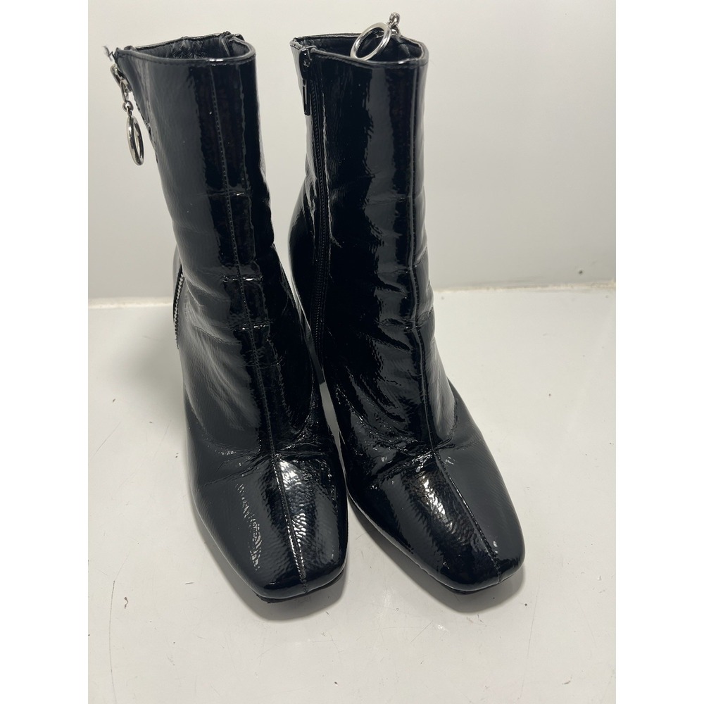 Wild Diva Women's Boots "Dressy" Patent Faux Leather  Sz. 8